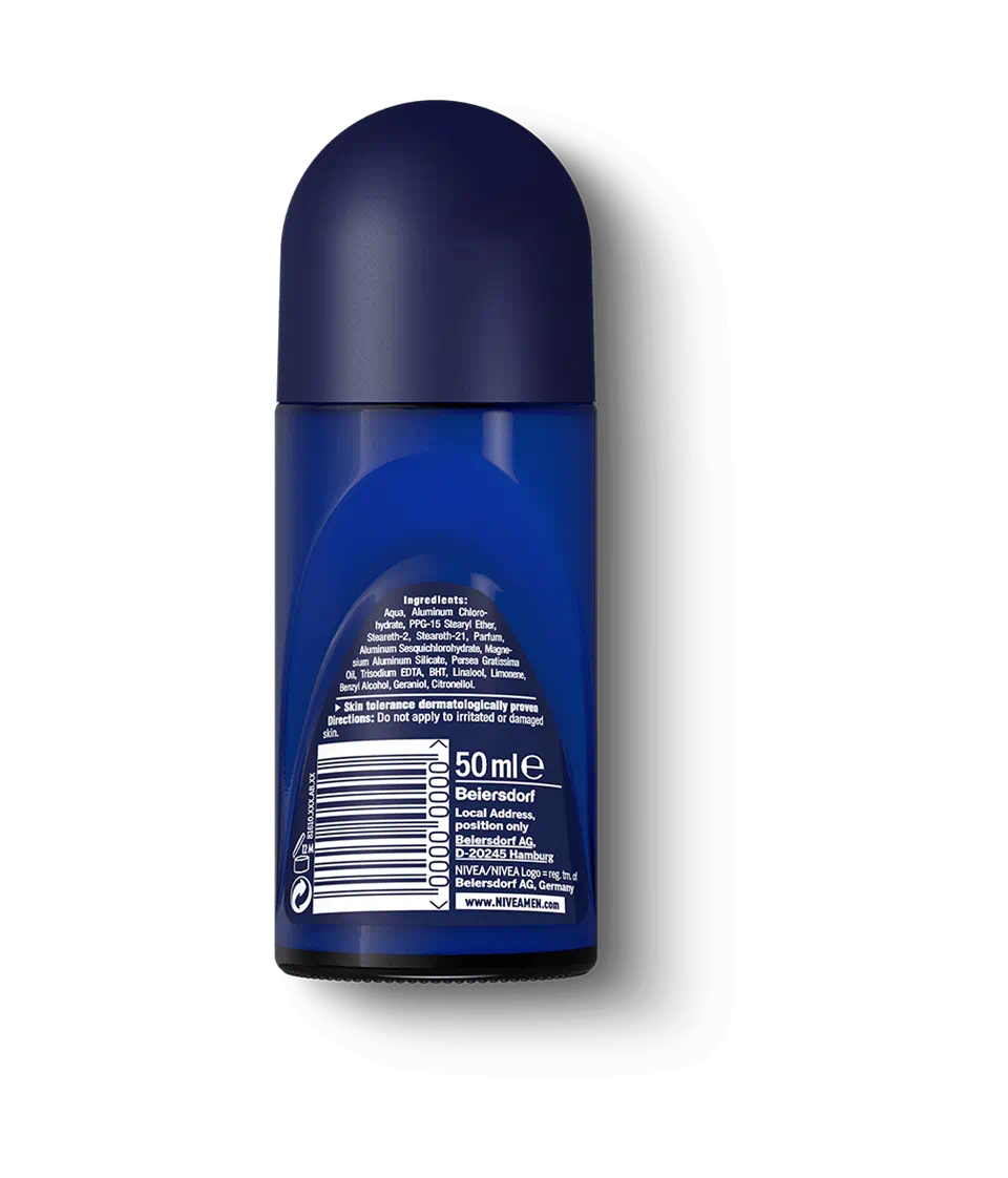 NIVEA MEN Dry Impact Roll-On (50ml) – Image 3