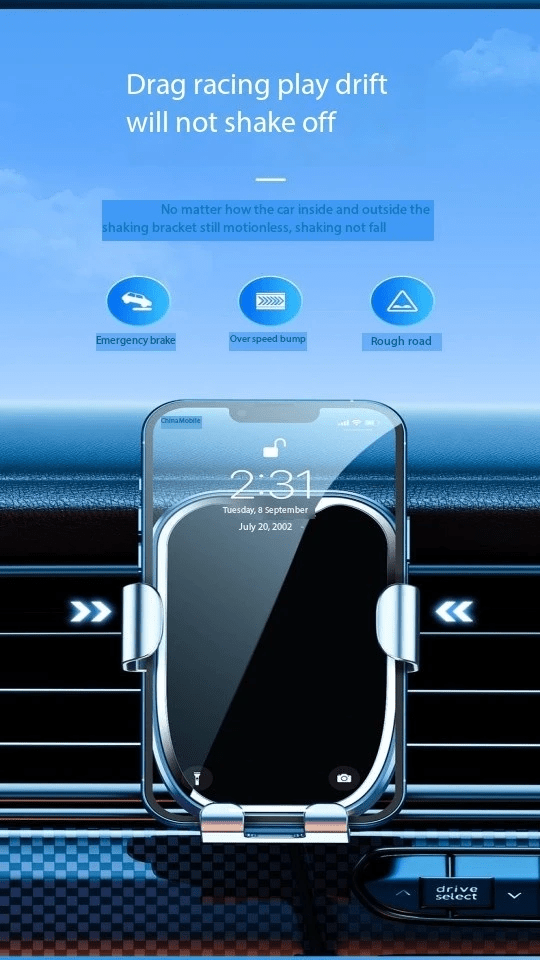 Support de téléphone de voiture à gravité 360° – Image 5