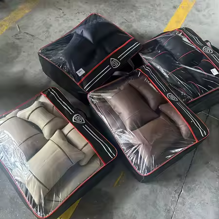 Housses de Sièges Auto en Cuir PU Confort – Ligne Épurée OEM