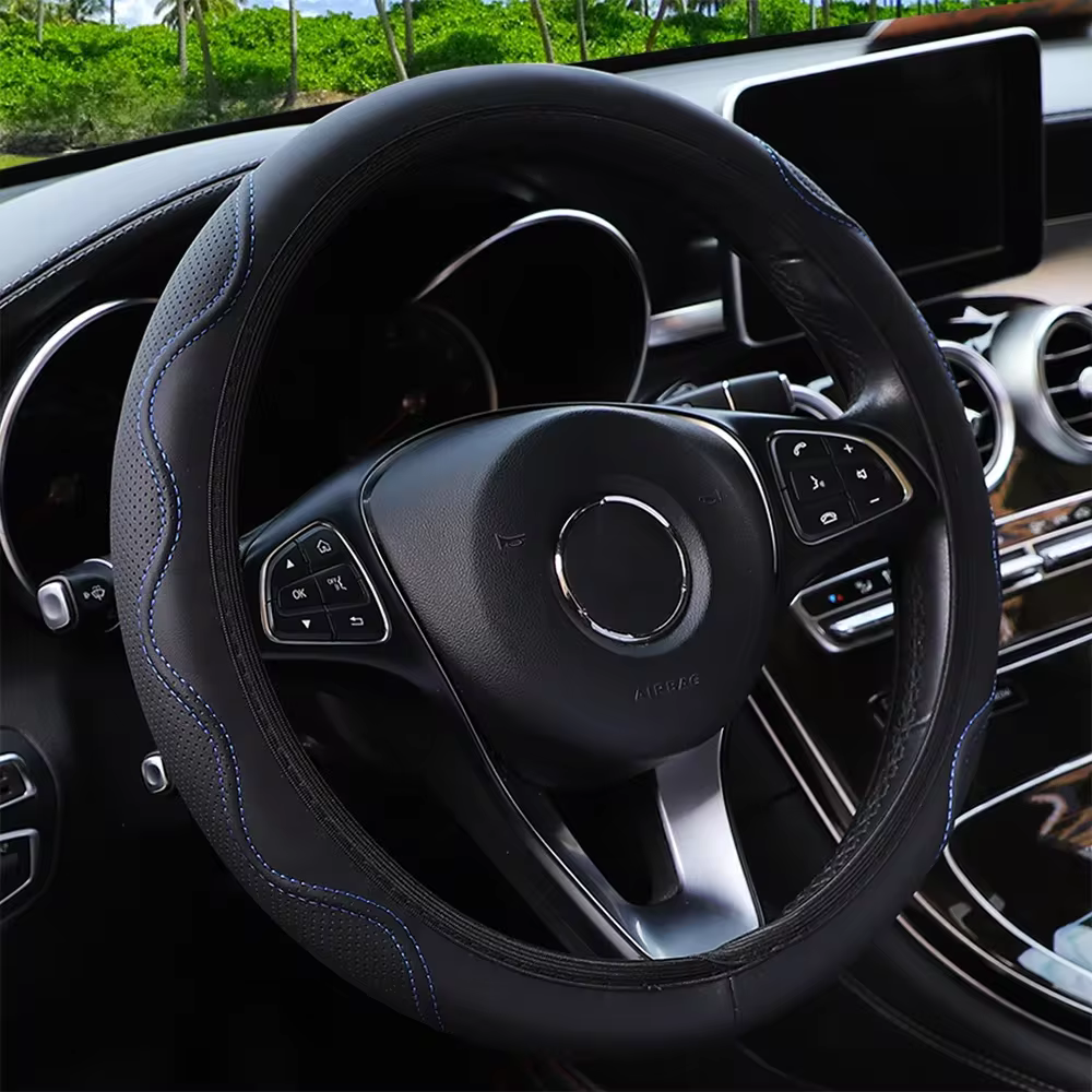 Universal Fit Anti-Slip Sport Steering Wheel Cover - Image 5