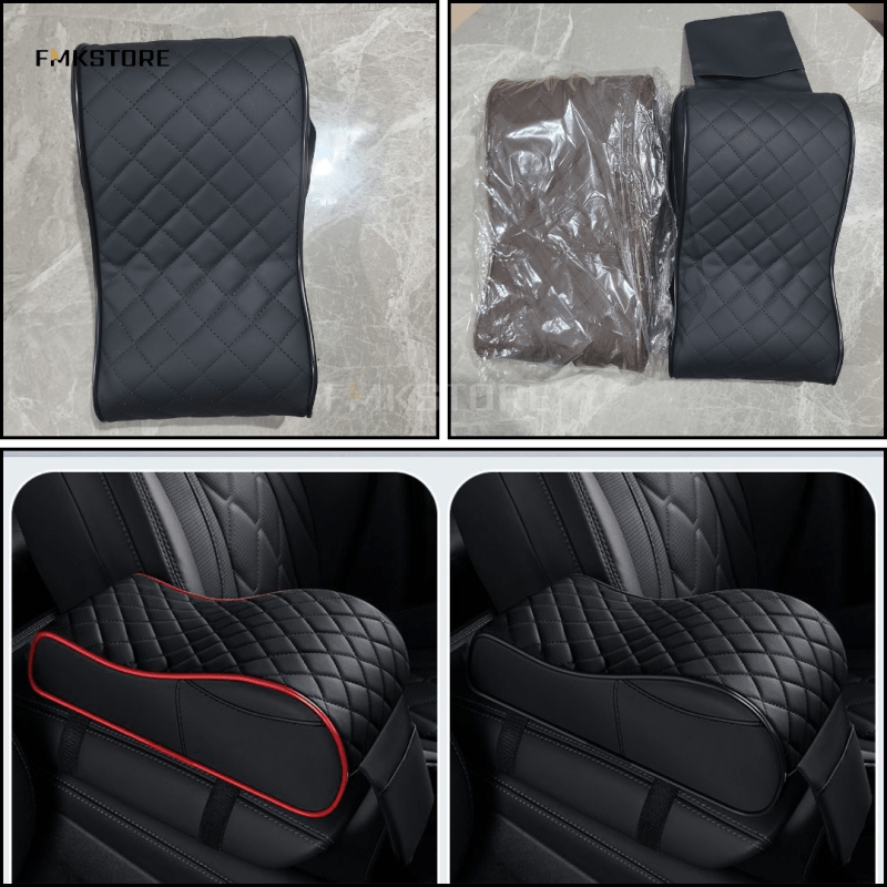 Coussin d'Accoudoir Central Auto en Cuir – Design Épuré & Confort Ergonomique